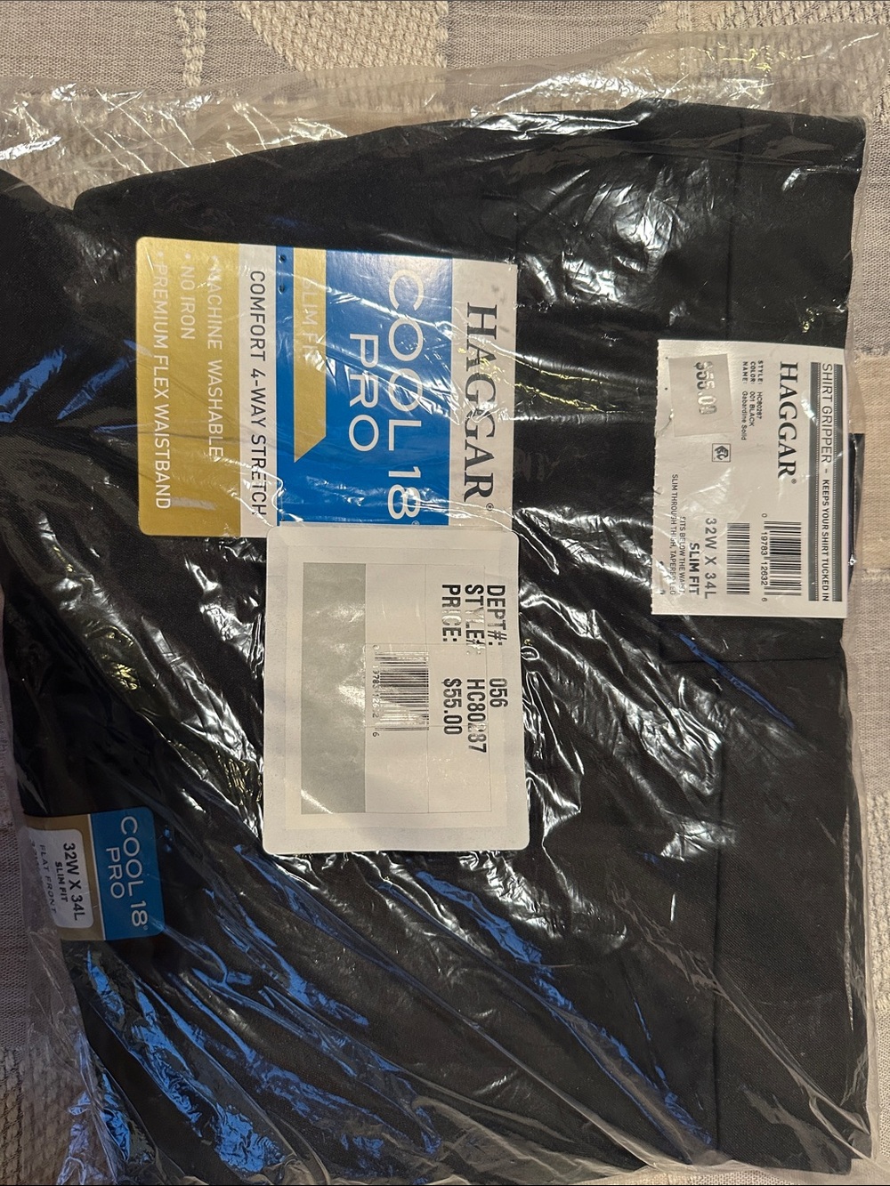 NWT Haggar Men’s Cool 18 Pro Pants